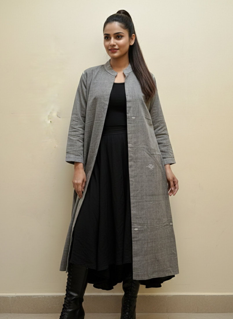 Long Cotton Shrug
