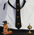 Men's Tie with Traditional Assamese Gos Buta Design