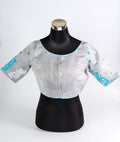 GOS BUTA MOTIFED BOAT NECK BLOUSE