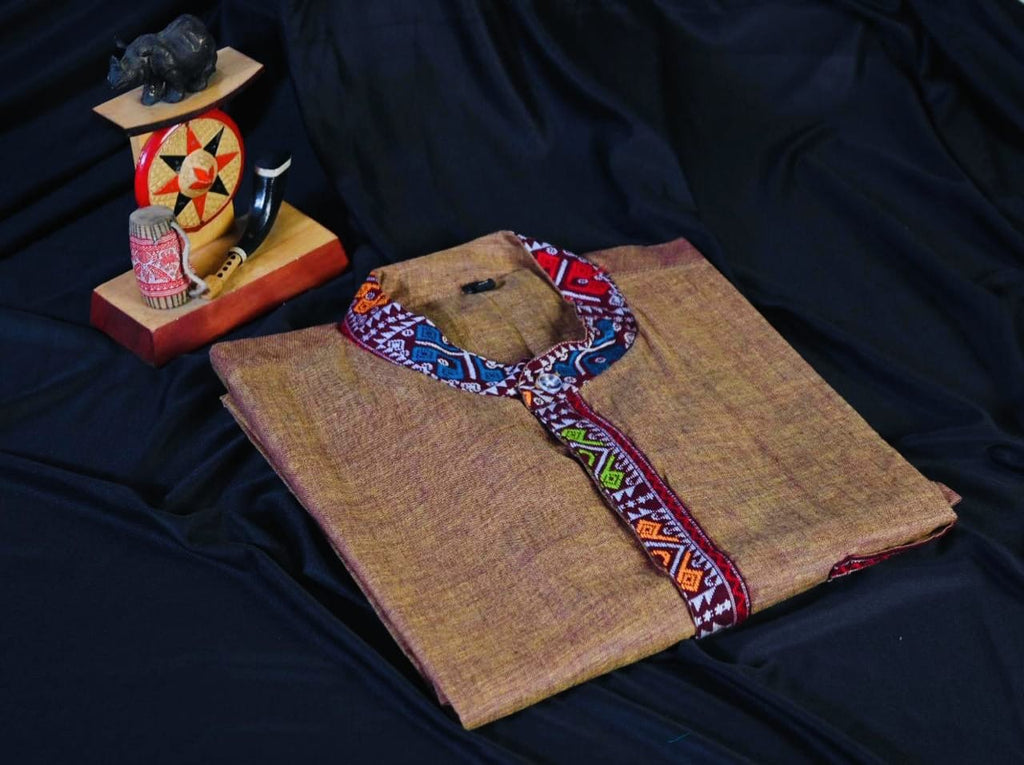 MEN’S SHIRT WITH TRADITIONAL MOTIF OF ASSAM