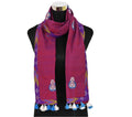COTTON STOLE WITH TRADITIONAL MOTIF OF ASSAM