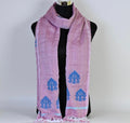 Hand Woven Stole With Tradional Motifs of Assam