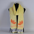 Hand-Woven Cotton Stole With Assamese Motifs