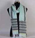 HAND BLOCK PRINTED COTTON STOLE WITH ASSAMESE MOTIFS
