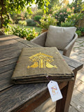 HANDLOOM COTTON SAREE WITH EMBROIDERED TRADITIONAL MOTIFS OF ASSAM