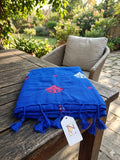 HANDLOOM COTTON SAREE WITH EMBROIDERED TRADITIONAL MOTIFS OF ASSAM