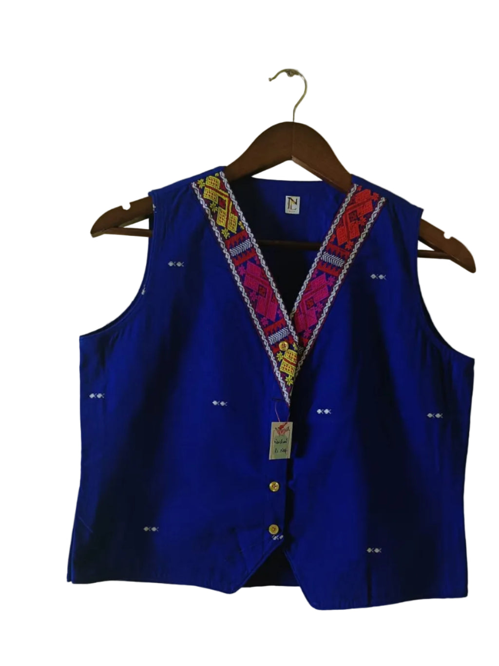 COTTON WAISTCOAT CUM TOP