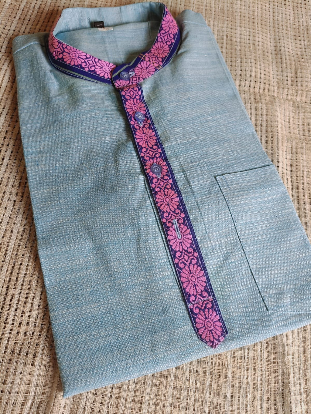 SHORT KURTA WITH TRADITIONAL MOTIFS OF ASSAM