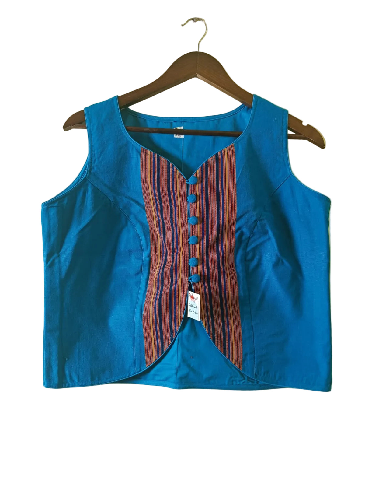 COTTON WAISTCOAT CUM TOP