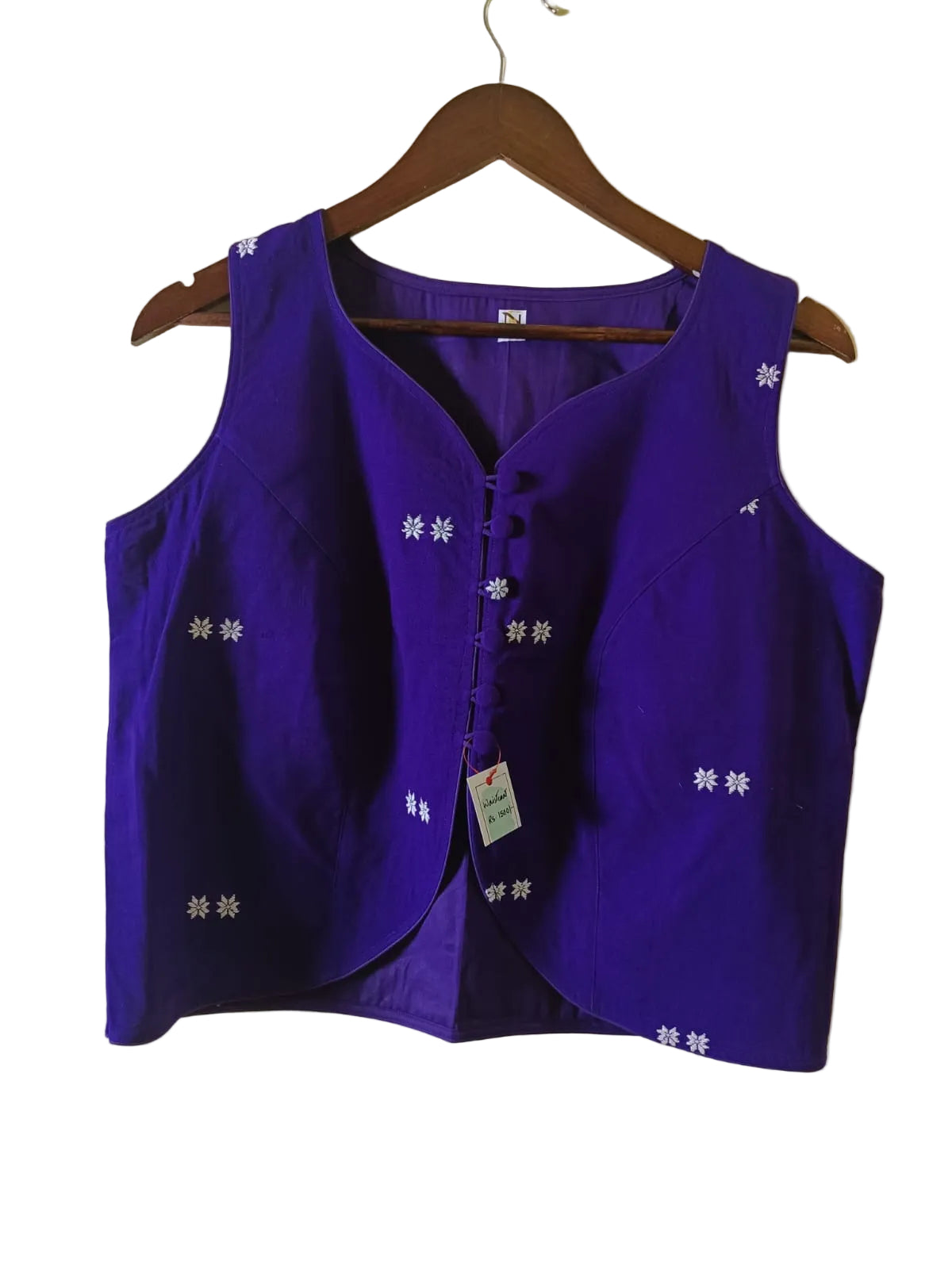COTTON WAISTCOAT CUM TOP