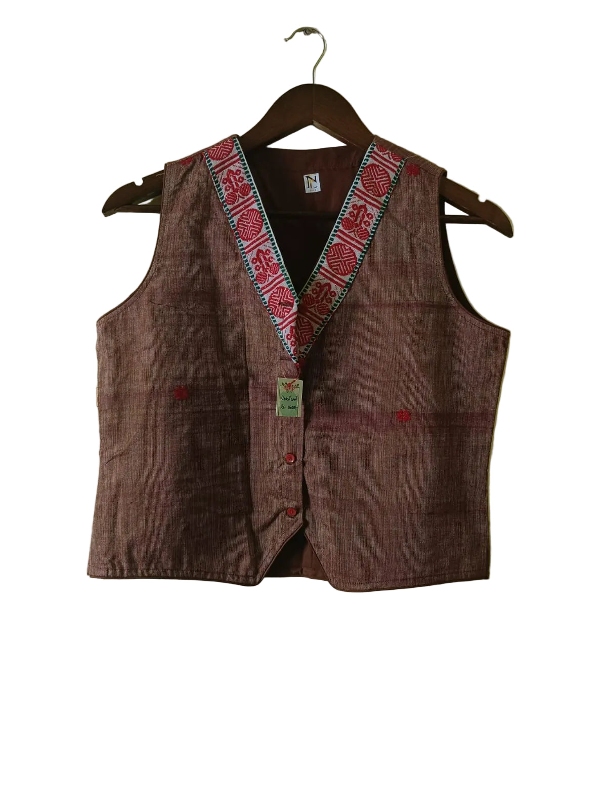 COTTON WAISTCOAT CUM TOP