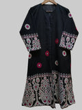 Cotton Long Shrug with Traditional Motifs of Assam
