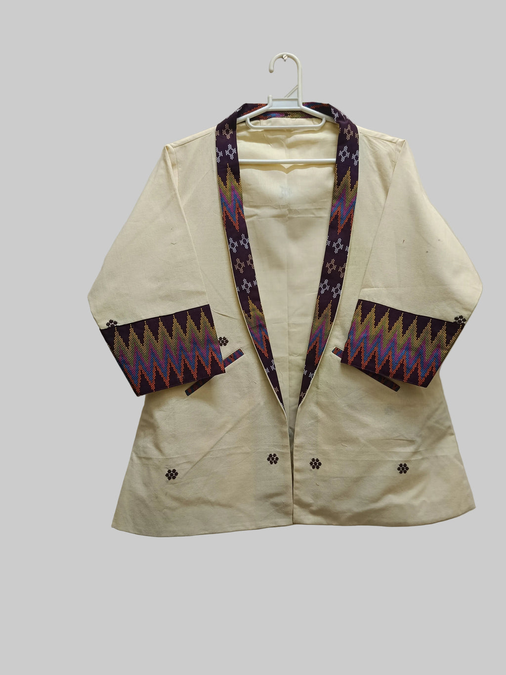 Shrug with Traditional Motifs