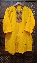 YELLOW COTTON TUNIC
