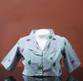 COLLARED NECK ASSAMESE GOS BUTA DESIGNED BLOUSE
