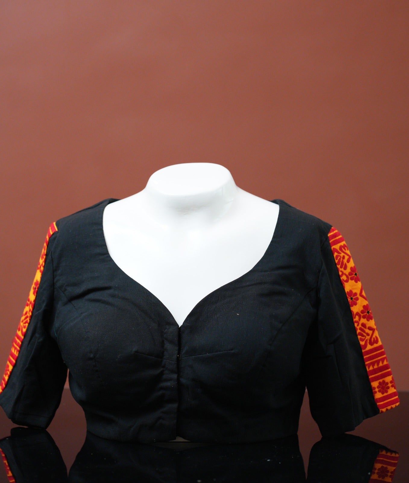 Sweetheart Neck with Traditional Tiwa Motif