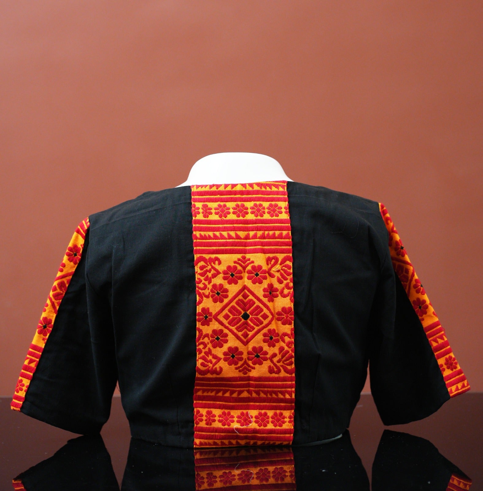 Sweetheart Neck with Traditional Tiwa Motif