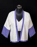 JACKET STYLE BLOUSE WITH TRADITIONAL KARBI MOTIF