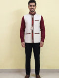 HANDLOOM COTTON NEHRU JACKET FOR MEN