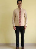 HANDLOOM COTTON NEHRU JACKET FOR MEN