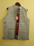 HANDLOOM COTTON NEHRU JACKET FOR MEN