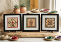 Rang Sutra – Set of 3 Framed Traditional Textile Embroidery Wall Art