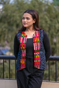 TRADITIONAL MIZO PATTERNED COTTON ETHNIC SHRUG